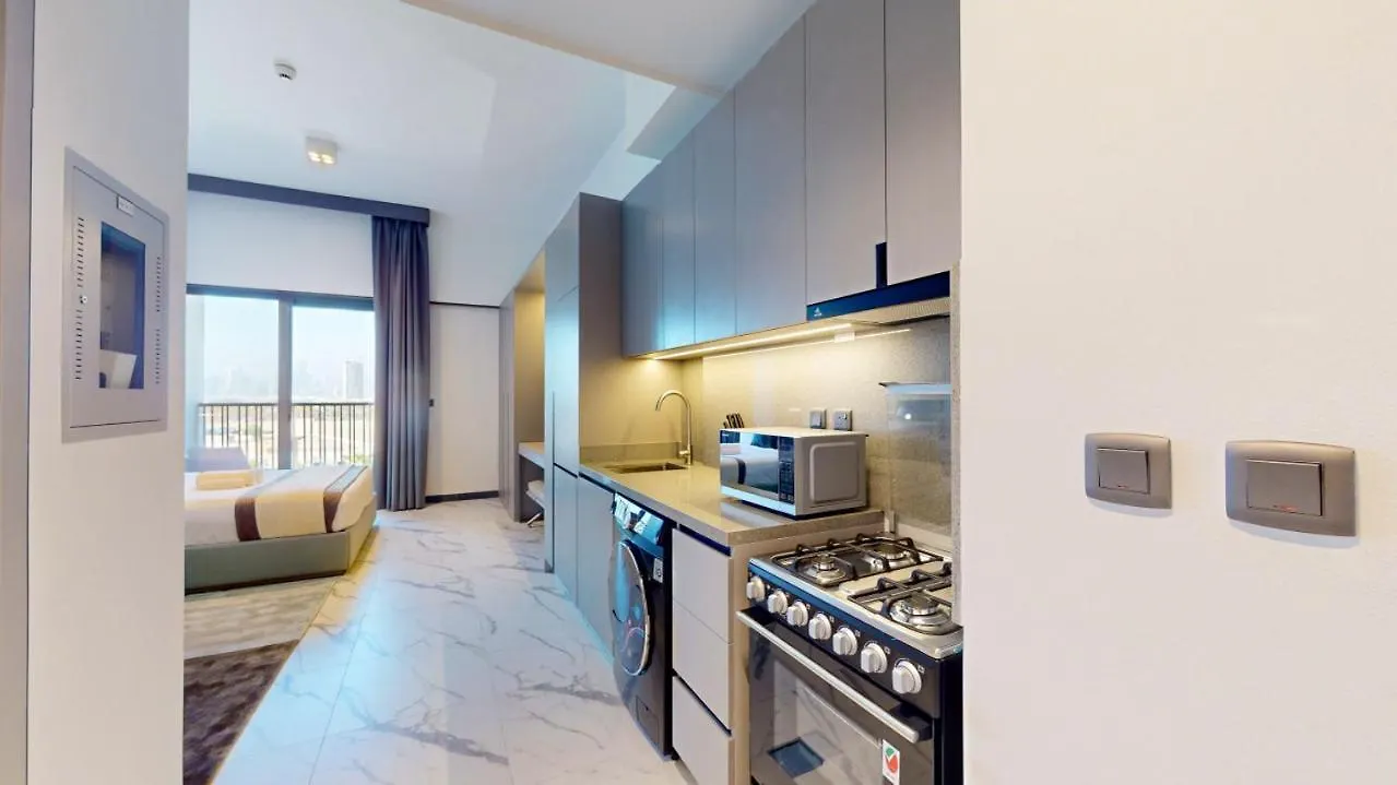 Mag Eye 930 - Calm Studio Apartment In Meydan Dubai